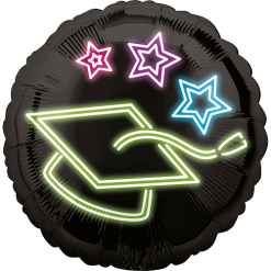 Folieballon Geslaagd Neon