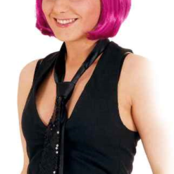 Stropdas Pailletten Zwart