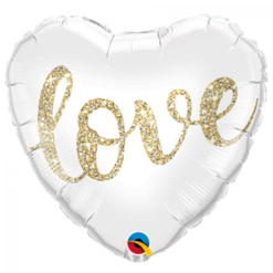 Folieballon Hart Love 46cm