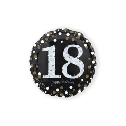 Folieballon Sparkling Gold 18 Jaar
