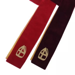 Stola TV Sinterklaas Bordeauxrood