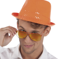 Gleufhoed Popstar Spangles Oranje