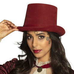 Hoge Hoed Deluxe Bordeaux Rood