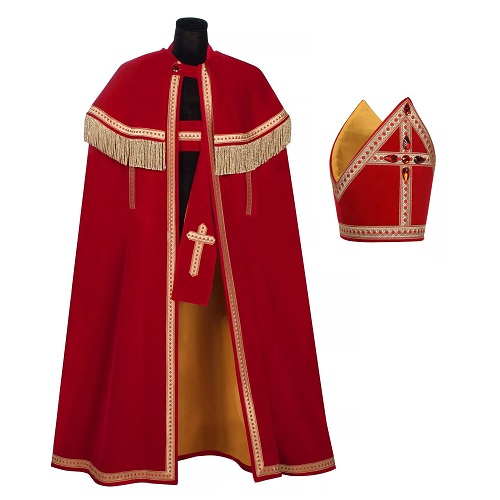 Sinterklaas Kostuum Bram Mantel Mijter En Stola