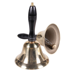 Kerstmanbel Luxe Goud Met Zwart Handvat