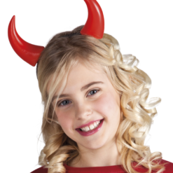 Diadeem Duivel Hoorntjes Plastic