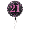 Folieballon Pink Celebration 21 43cm