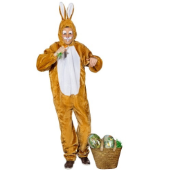 Paashaas Pak Met Witte Bef 160-175cm