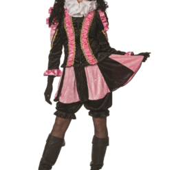 Dames Pietenpak Met Rokje Roze/zwart