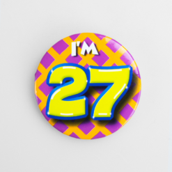 Button 27 Jaar