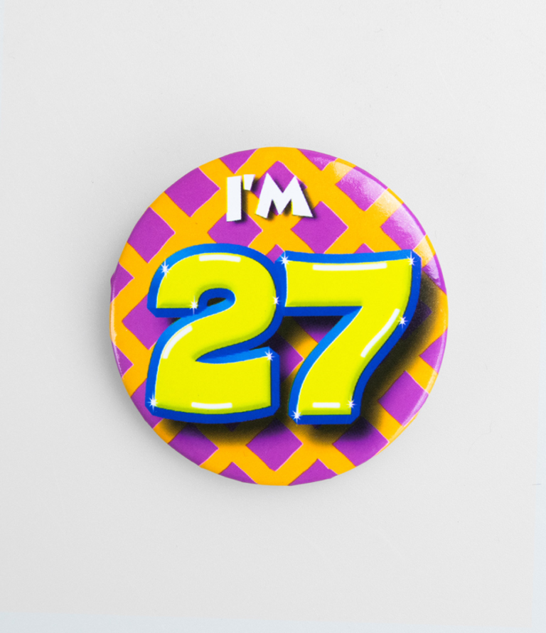 Button 27 Jaar