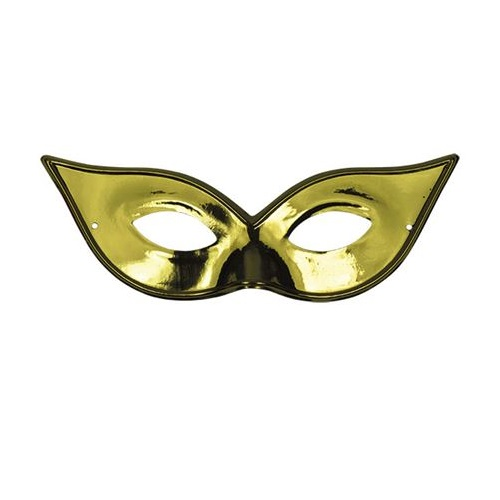 Oogmasker Vogelmodel Metallic Goud
