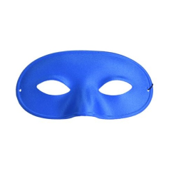 Oogmasker Domino Blauw