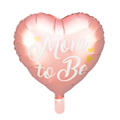 Folieballon Mom To Be Roze 35cm