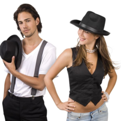 Al Capone Hoed Zwart