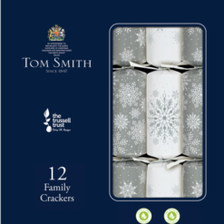 12 St. Christmas Crackers Family Zilver/wit 12 Inch Xalts1404