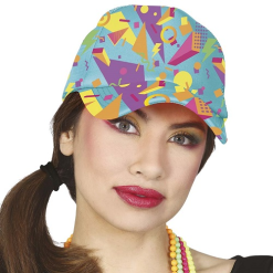 Baseball Pet 80ties Blauw