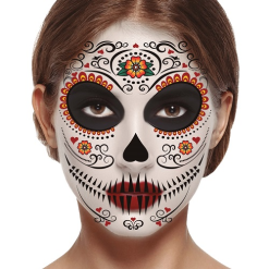 Face Tattoo Catrina