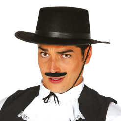 Spaanse Hoed Zwart Flamenco