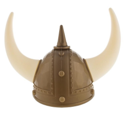 Vikinghelm Goud Met Hoorns